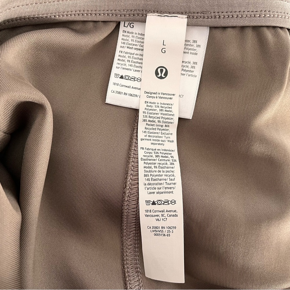 Lululemon Softstreme Classic-Fit High-Rise Joggers Warm Ash Grey Size Large - Picture 10 of 16